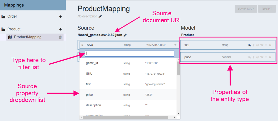 Mapping Editor Highlights